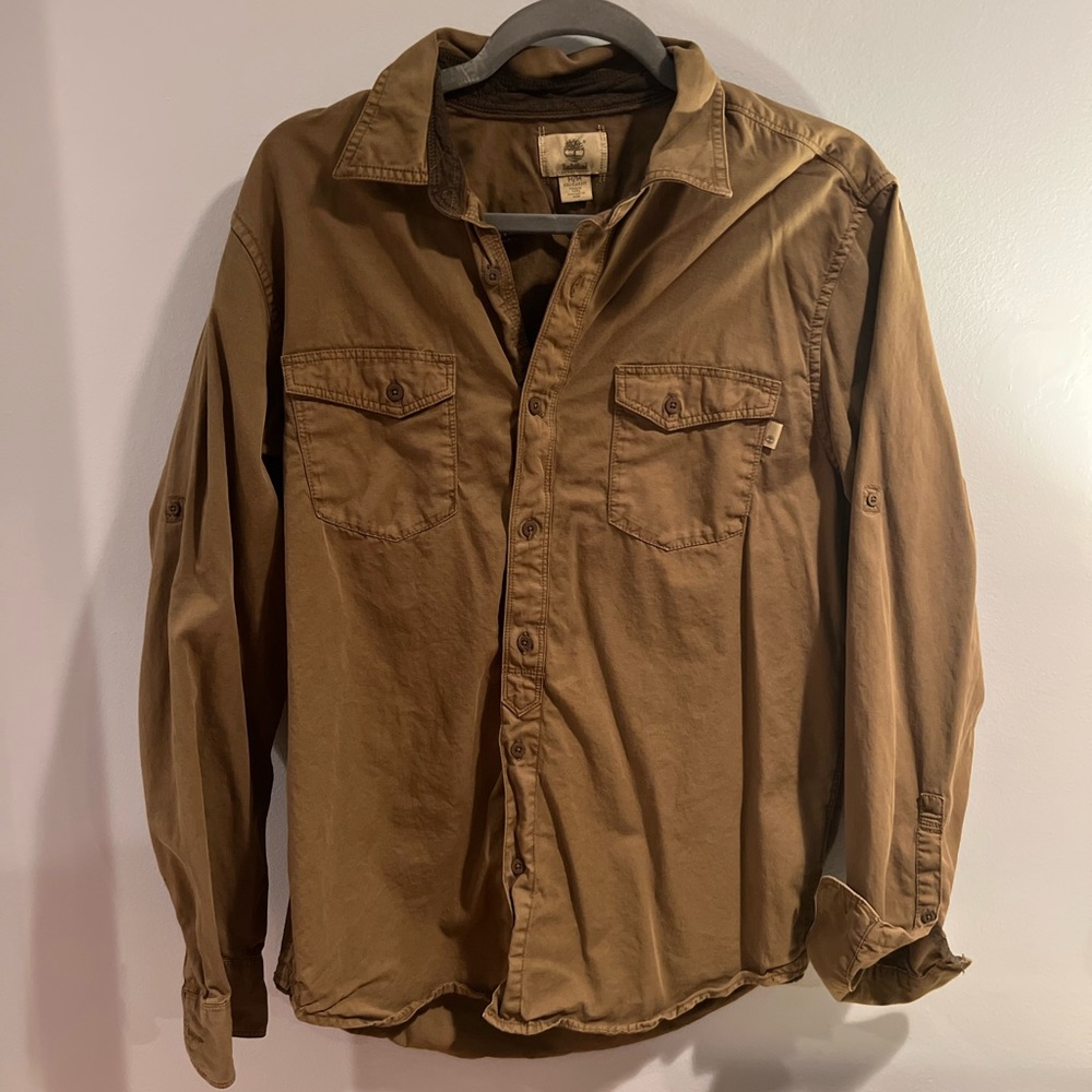Timberland Long Sleeve Regular Fit Shirt.